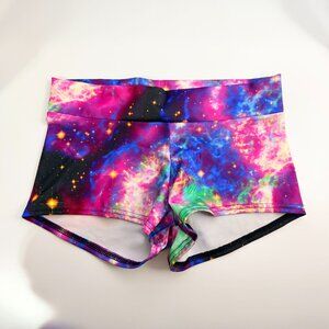 BlackMilk Galaxy Shorts S - Activewear/Yoga/Pole